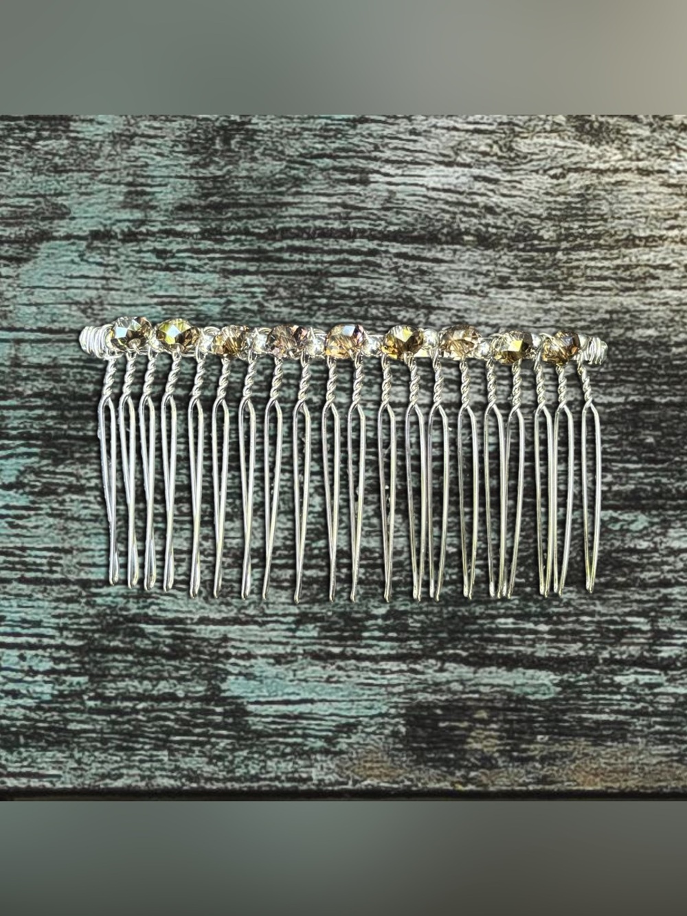Handmade Swarovski Crystal Hair Comb